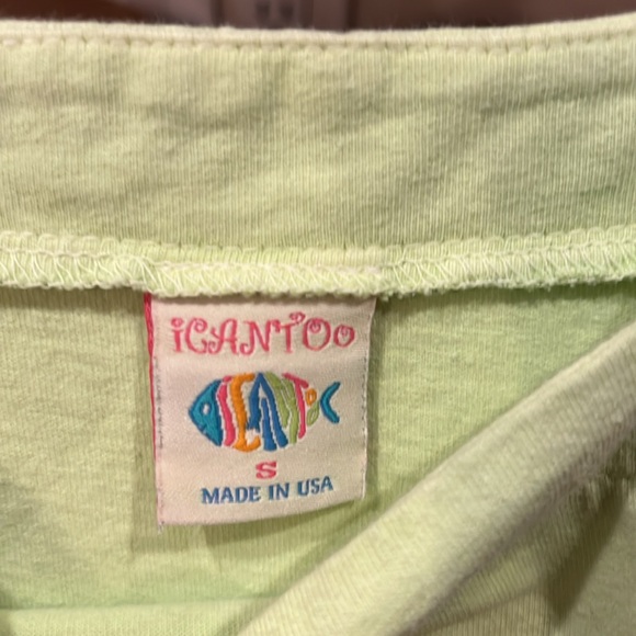 ICANTOO ￼ women’s top with sand dollar detail - Picture 2 of 6